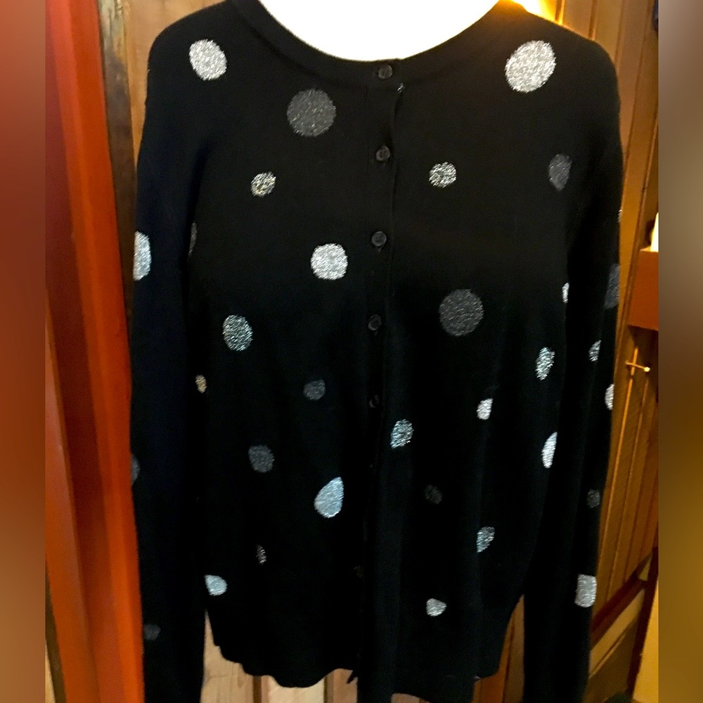Fabulous sparkly cardigan,Foxcroft from Pendleton!